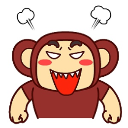 元气少女沙雕猴头像