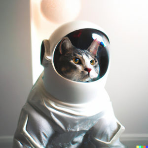 仰望太空的猫咪头像