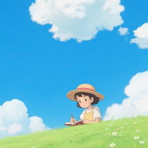 空中自在放风筝头像