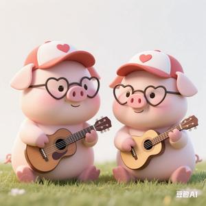 俩只猪宝宝头像