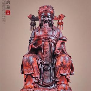 龙哥红木头像