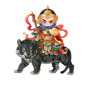 赵公明财神文化头像