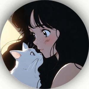 一只猫头像