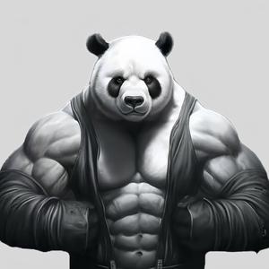 大大熊猫健身头像