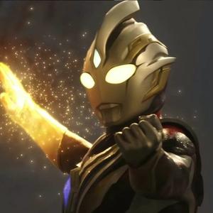 仅蕶特利迦奥特曼光与暗头像