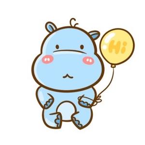 河马不会水头像