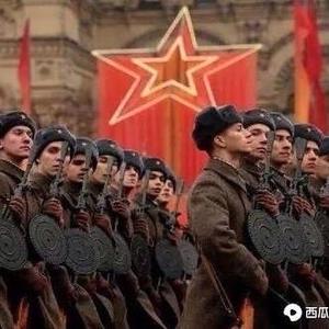 苏联莫斯科红场阅兵式彩排头像