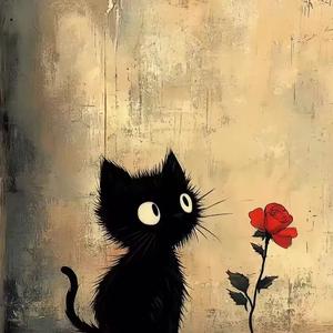 猫猫不吃鱼头像