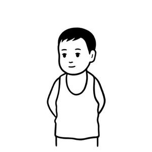 背心boy。头像