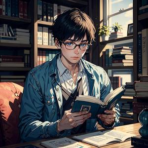 漫话书虫头像
