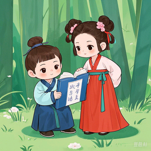 萌学小书童头像