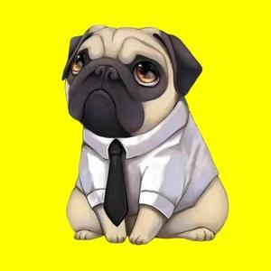 沙皮狗追剧头像