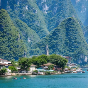 山水相连头像