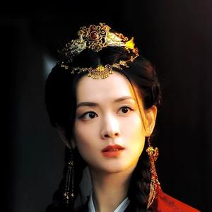 沙漠艰难跋涉的驼头像